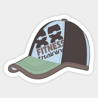 Fitness cap Sticker